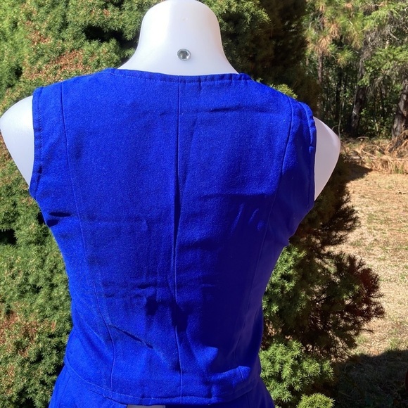 Cheerleader outfit vintage hand made  6 piece outfit pom poms skirt vest - Picture 11 of 16